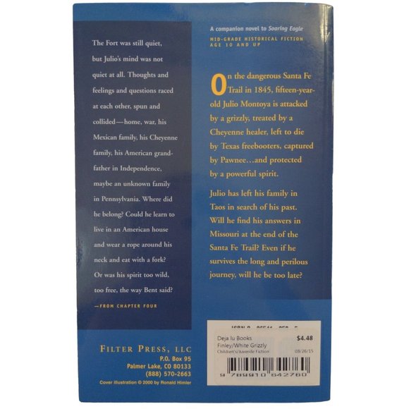 White Grizzly by Mary Peach Finley, SIGNED Trade PB, Like New, FREE SHIPPING - Picture 2 of 3